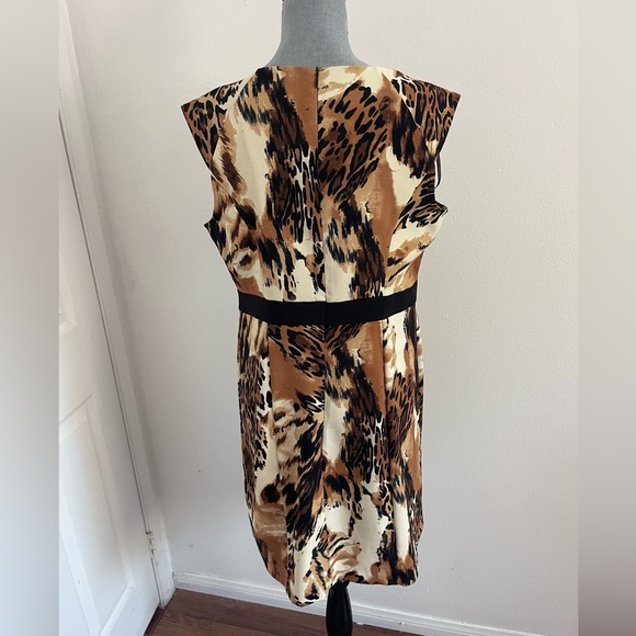 Emma / Michele Leopard Animal Print Dress - Picture 2 of 16